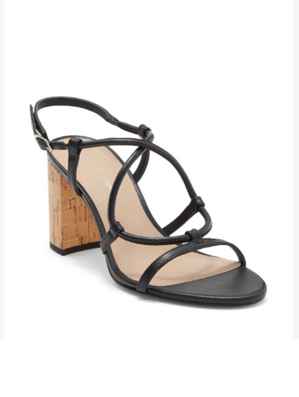 Stuart Weitzman Nilla 75 Block Soft Leather Sandal